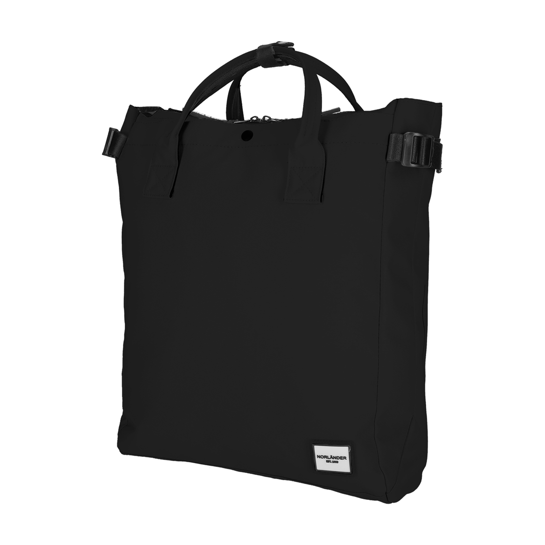 NORLÄNDER Fiets Shopper Rugtas Boston Zwart (28812)