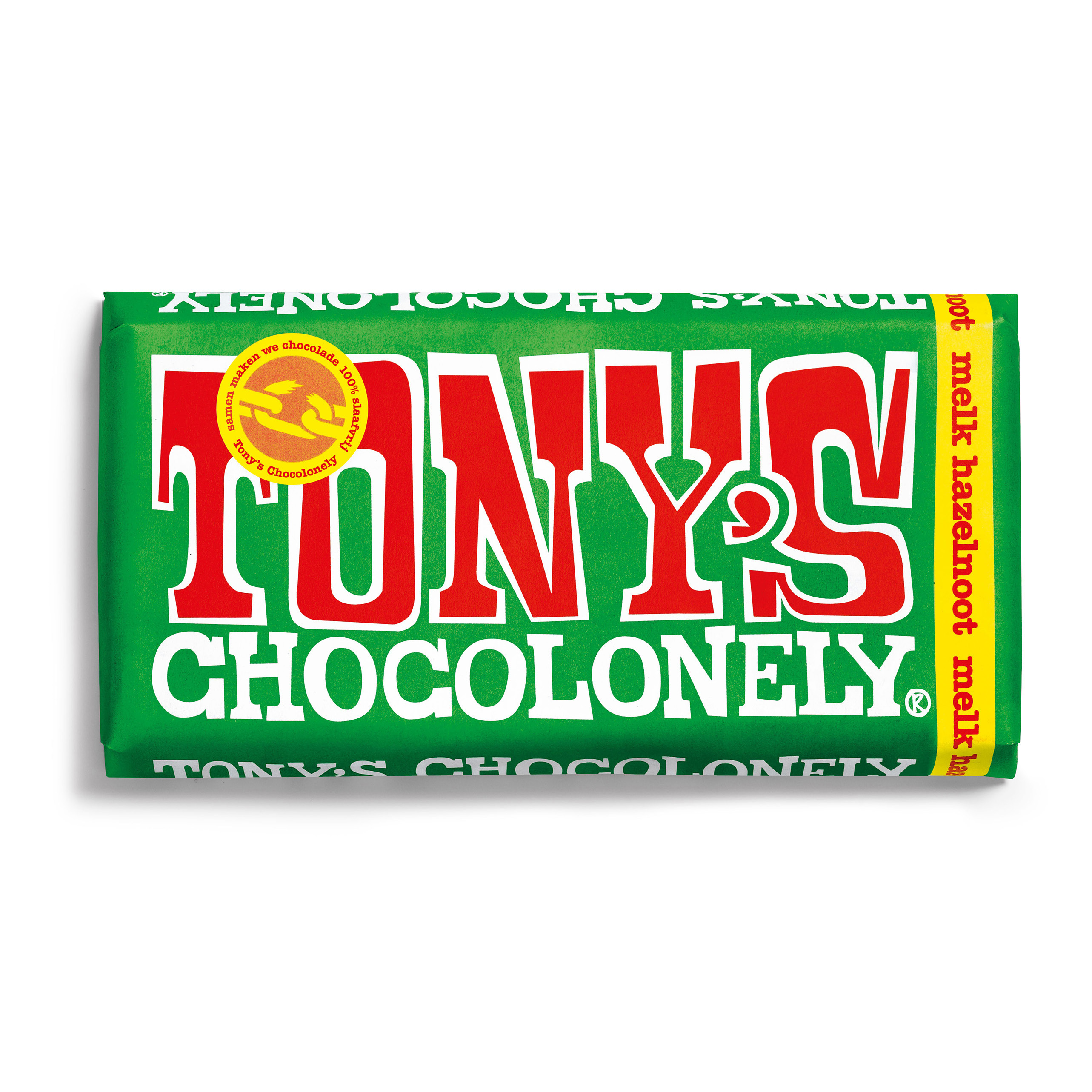 TBN-Tony's Reep melk hazelnoot (groen) (Fair Trade) (1382)