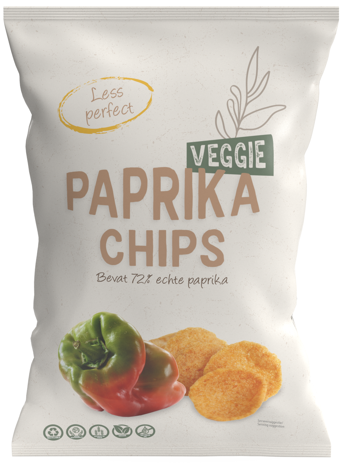 Chips 72% paprika (9305)