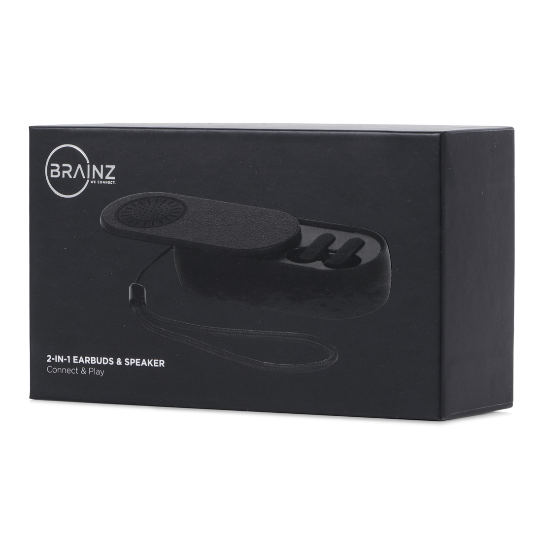 BRAINZ 2-in-1 Earbuds & Speaker Zwart (38577)