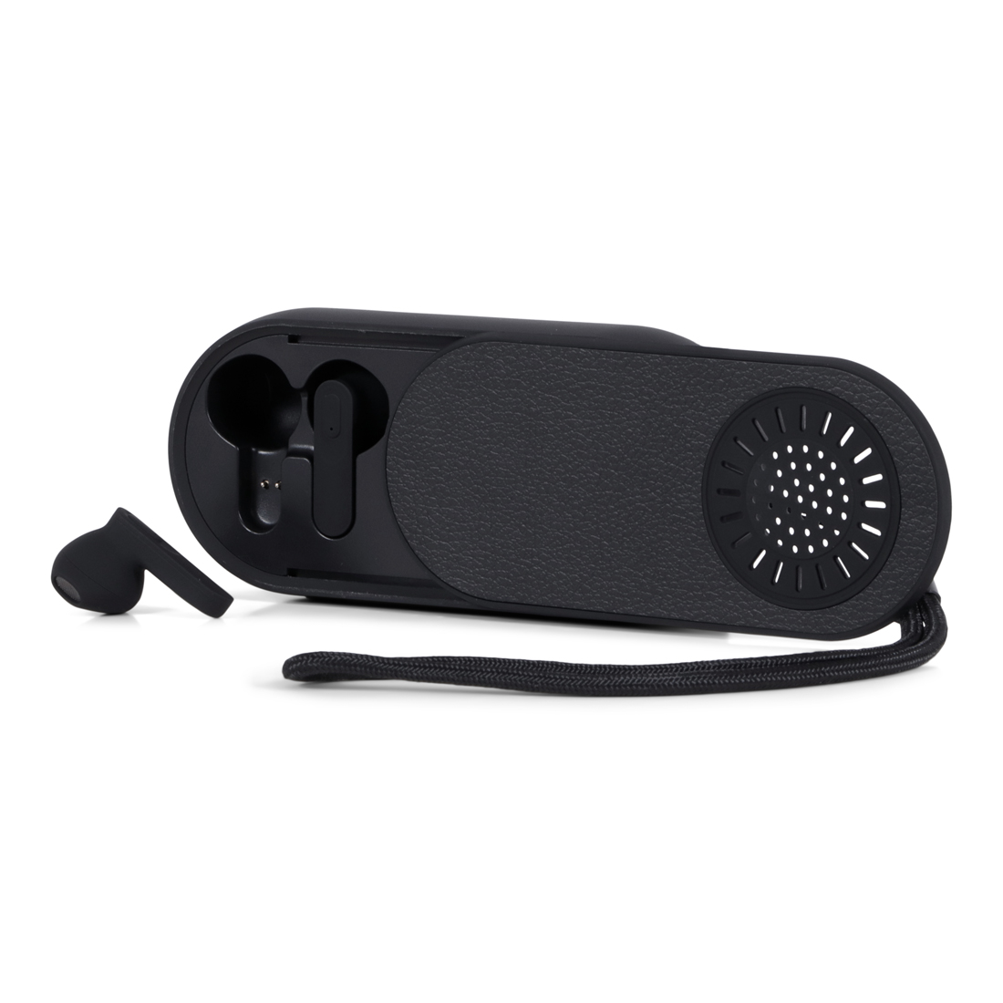 BRAINZ 2-in-1 Earbuds & Speaker Zwart (38577)