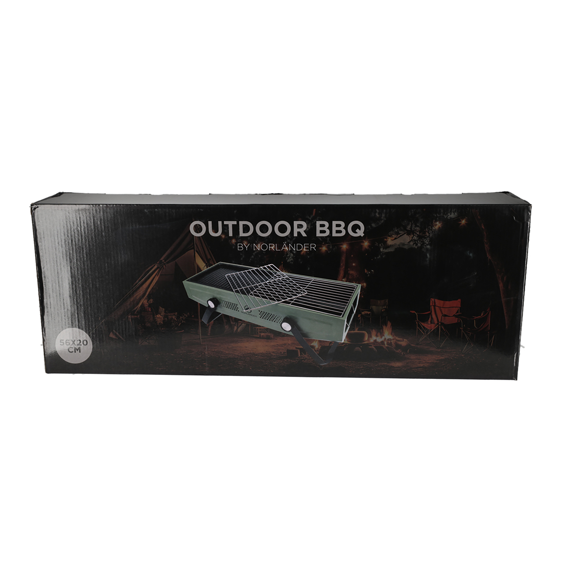 NORLÄNDER Outdoor BBQ met Grill Groen (28695)