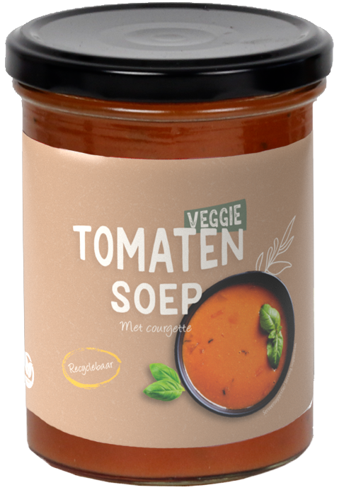 Tomaat-courgettesoep veggie in pot (9310)