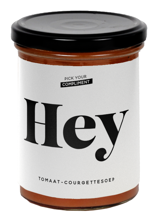 Tomaat-courgettesoep veggie in pot (9387)