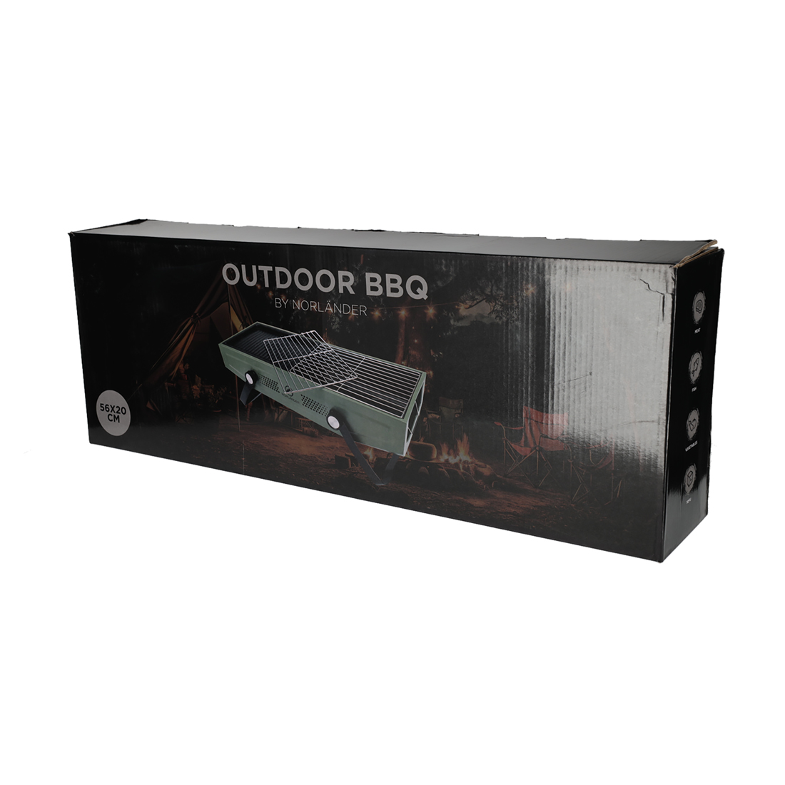 NORLÄNDER Outdoor BBQ met Grill Groen (28695)