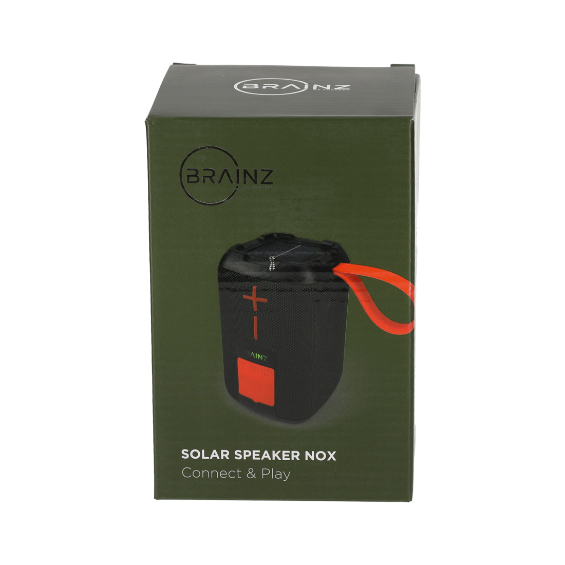 BRAINZ Solar Speaker Nox Groen (38622)