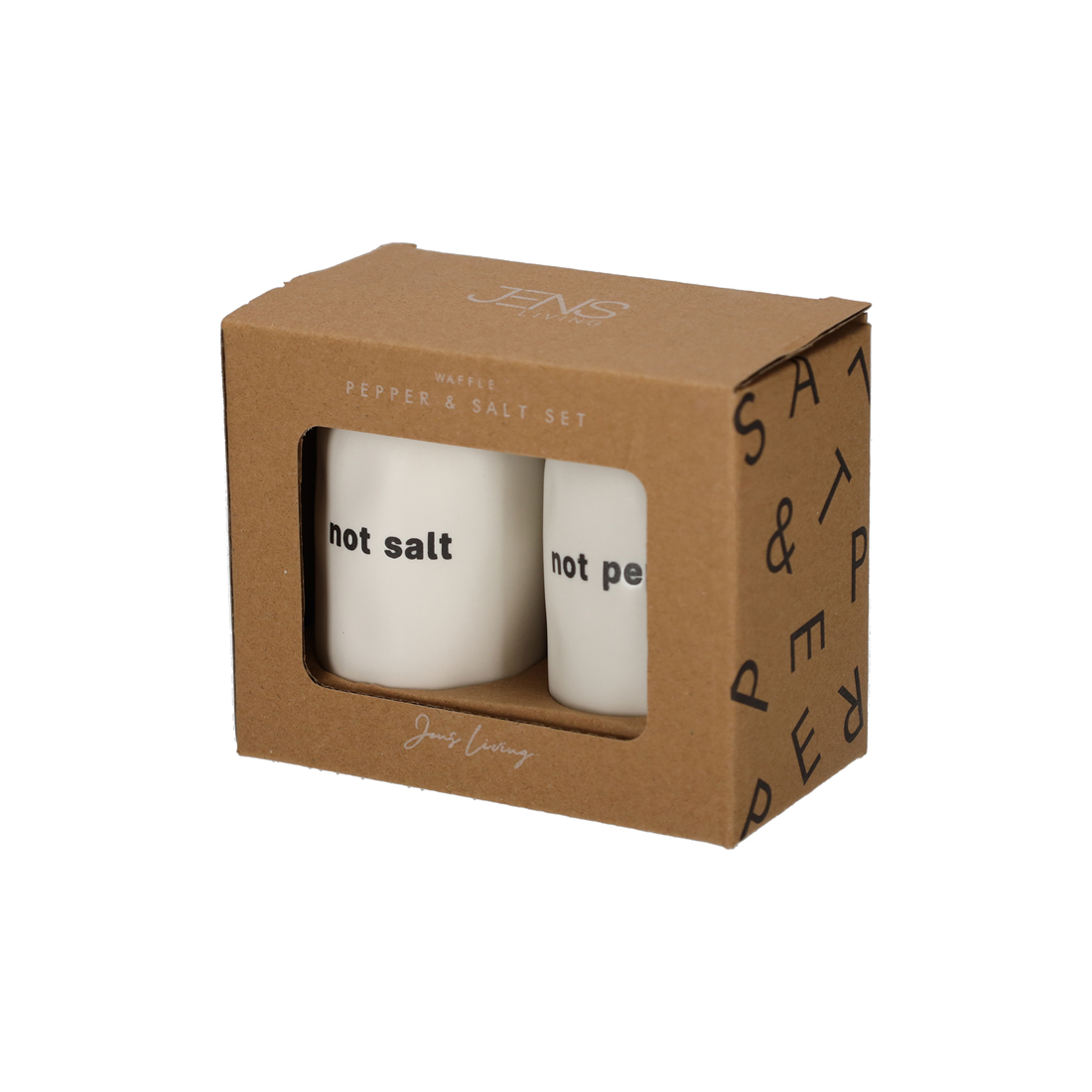 JENS Living Text Salt & Pepper Set (25335)