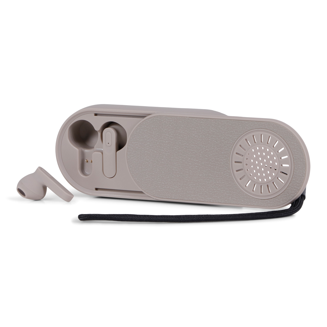 BRAINZ 2-in-1 Earbuds & Speaker Taupe (38579)