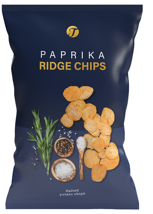 Ribbelchips paprika (8281)