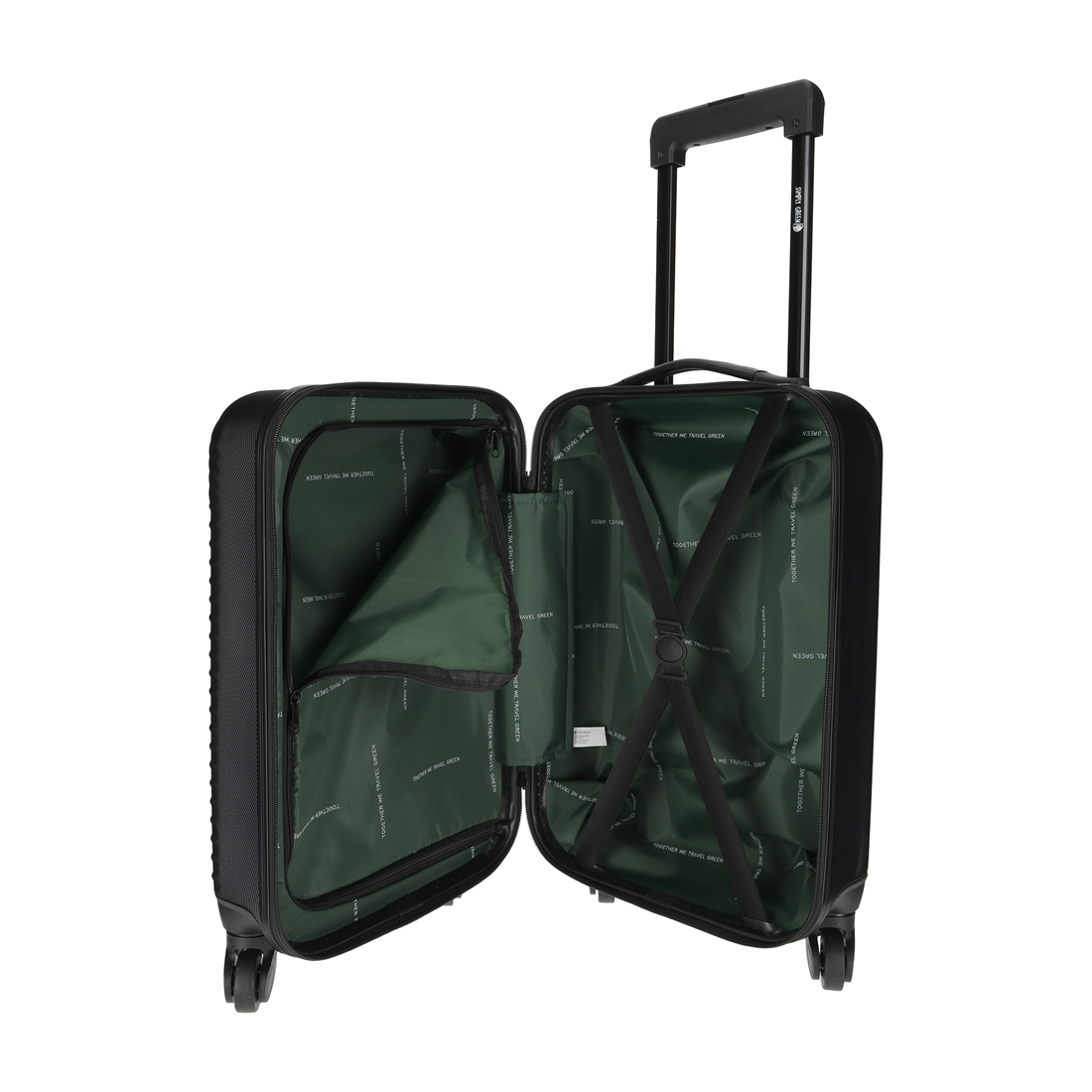 NORLÄNDER Travel Green Trolley RPET 2.0 Zwart (28902)