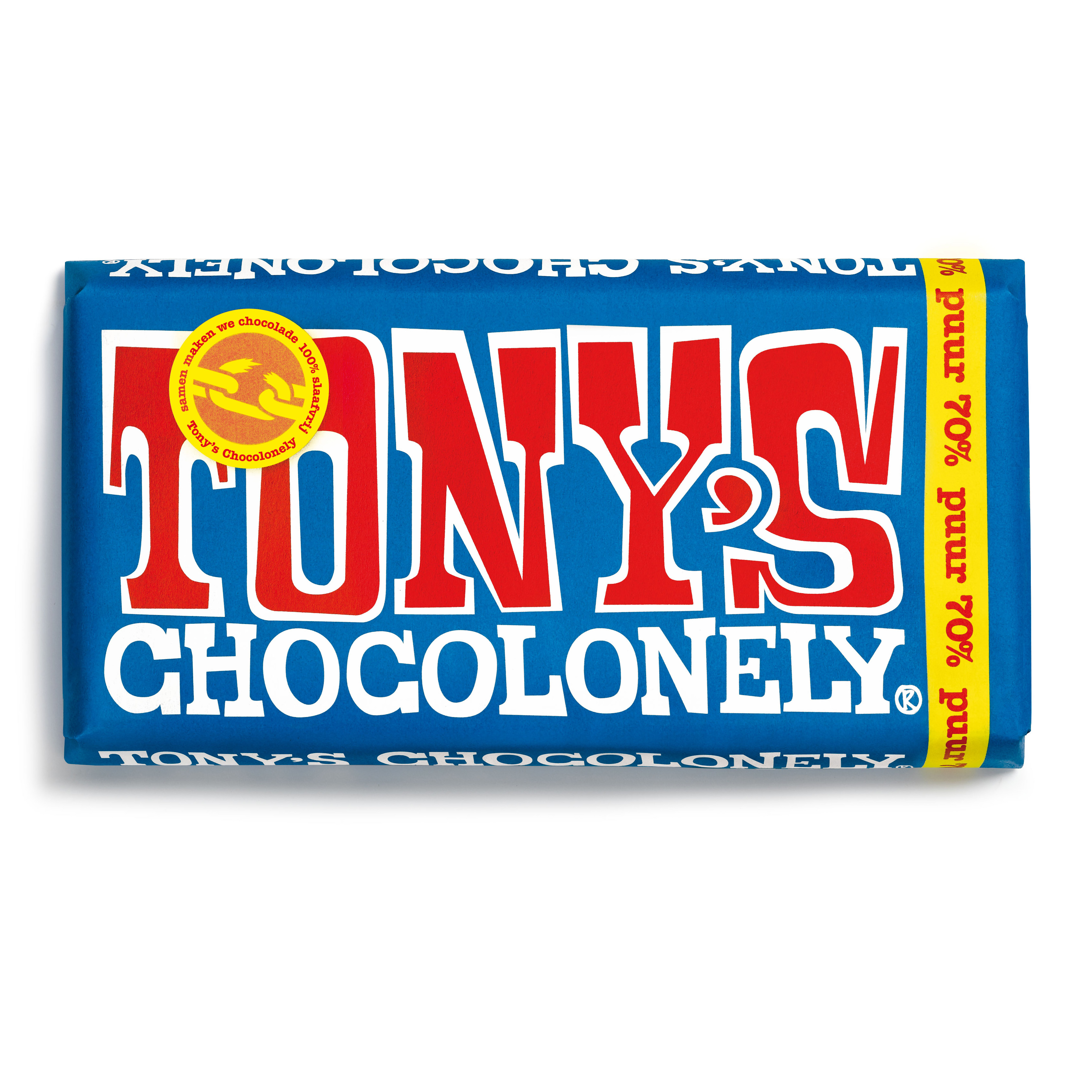 TBN-Tony's Reep puurchocolade (blauw) (Fair Trade) (1381)