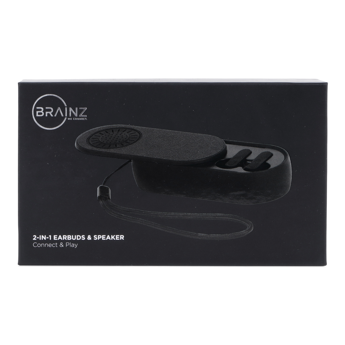 BRAINZ 2-in-1 Earbuds & Speaker Zwart (38577)