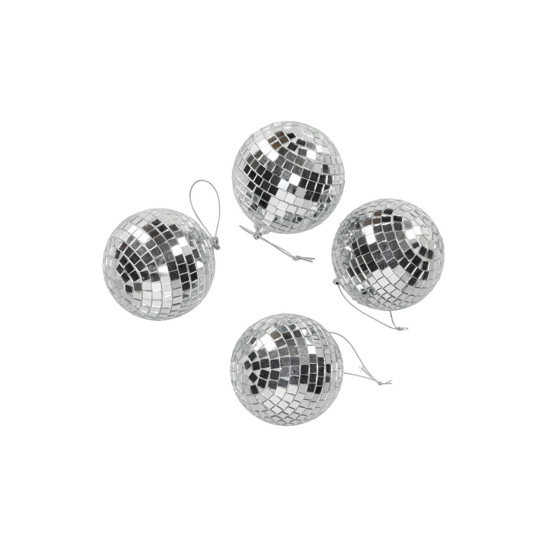 JENS Living Discoballen Zilver /4 (13125)