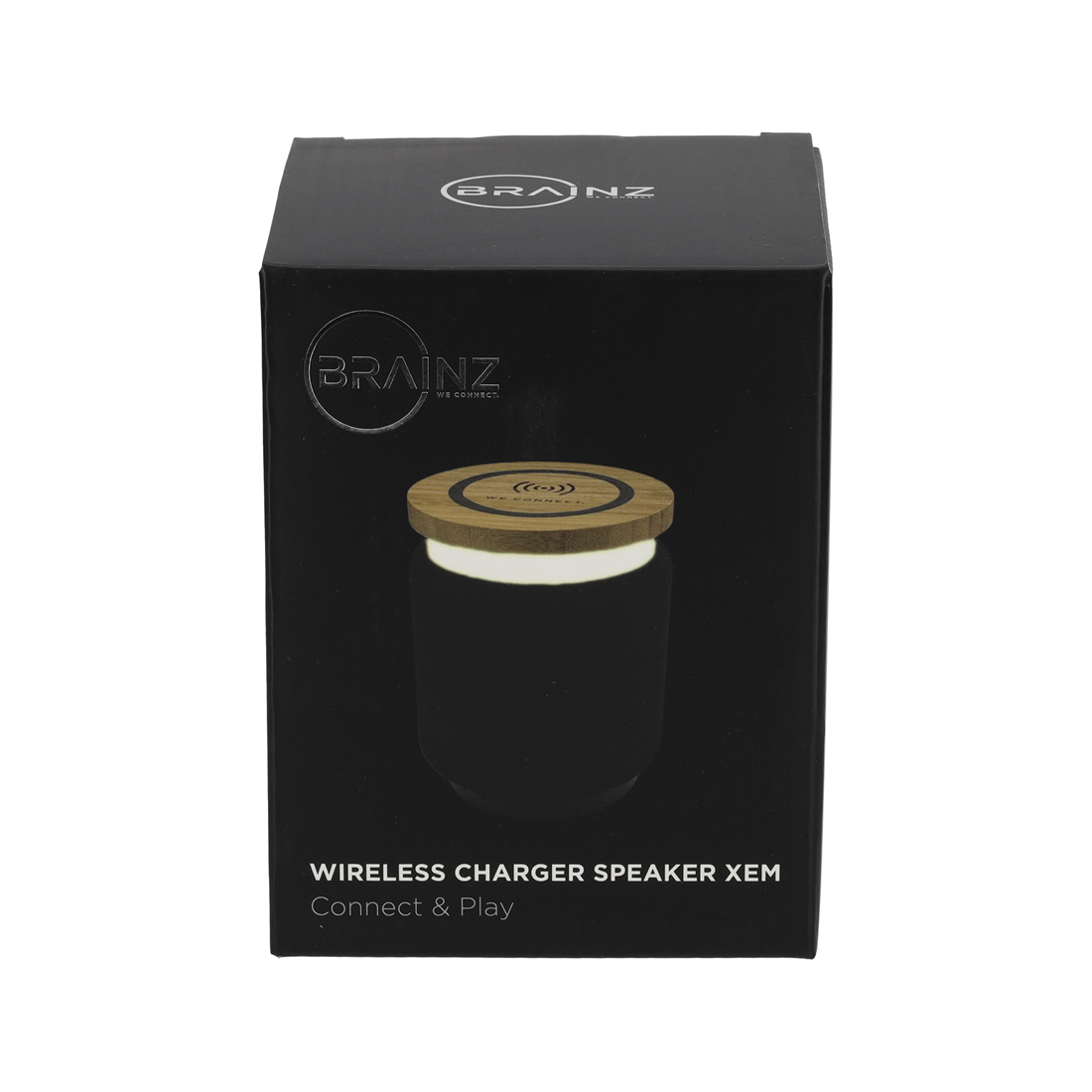 BRAINZ Wireless Charger Speaker Xem Zwart (38623)